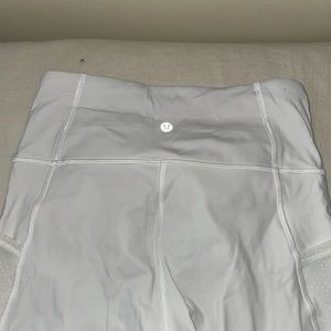 Lululemon 7/8 leggings, Size 8, White